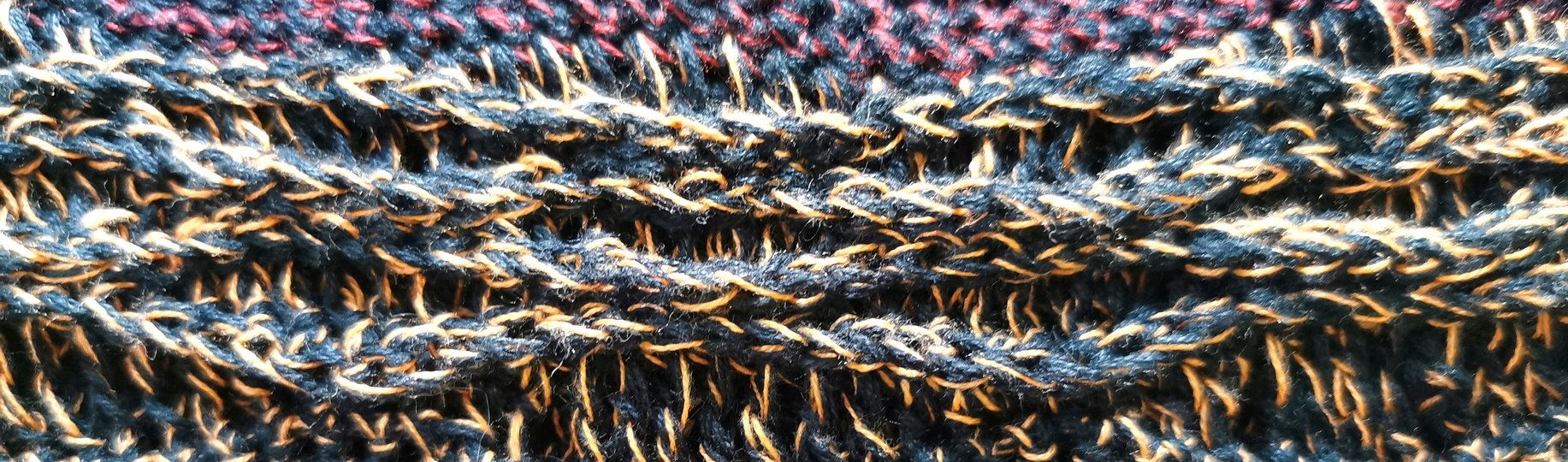 Pullover/Tunika/Kleid Kaminfeuer, Häkelanleitung