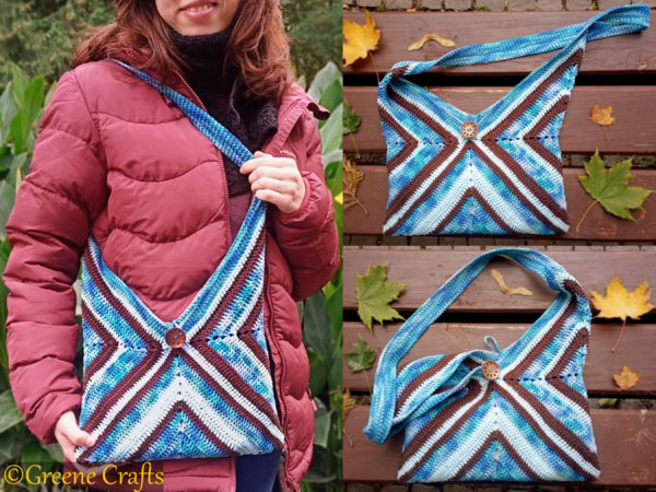 Handmade Crochet Star Bag/Tote/crossbody