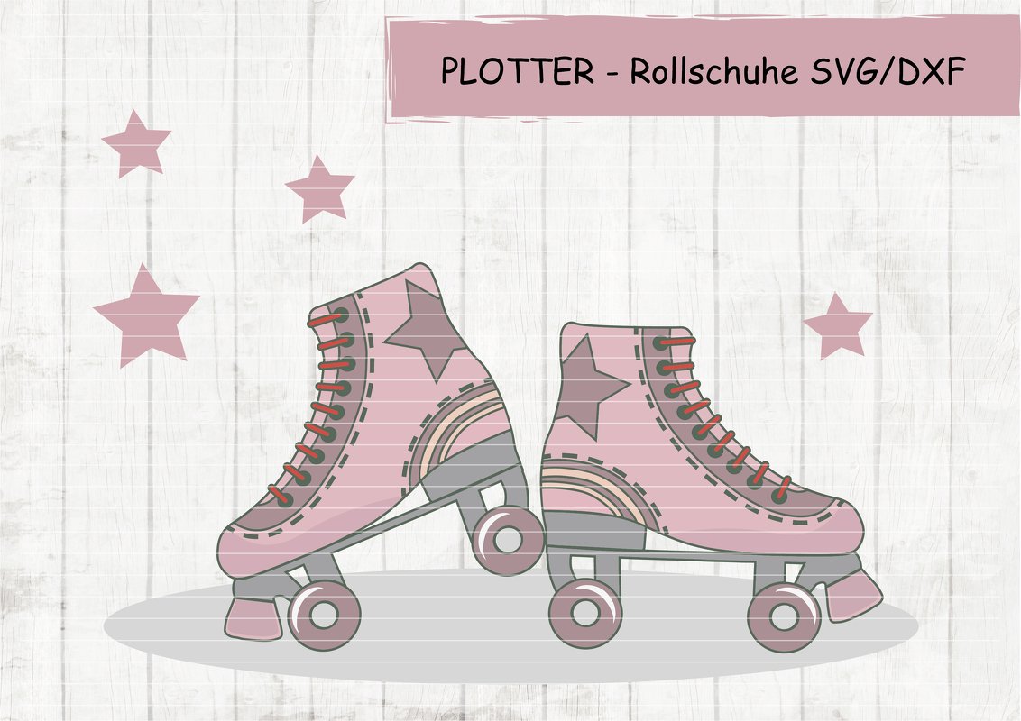 PLOTTERVORLAGE ROLLSCHUHE