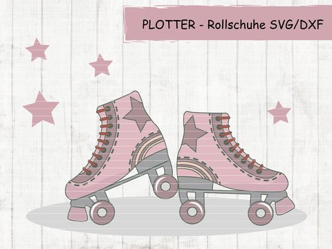 PLOTTERVORLAGE ROLLSCHUHE