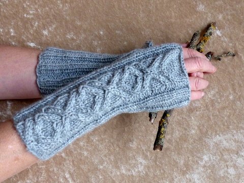 Strickanleitung Stulpen Ramos - fingerlose Handschuhe