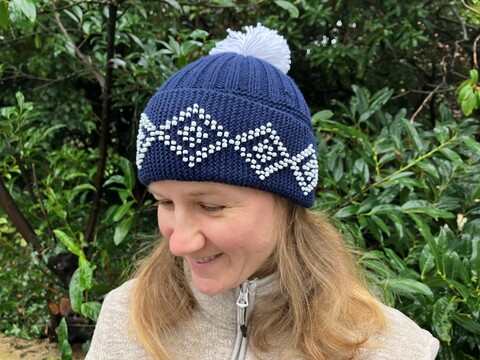 Perlenmütze _Strickanleitung