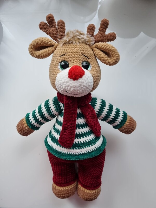 Amigurumi_Wunderland Rudolph Rentier - Bild 2