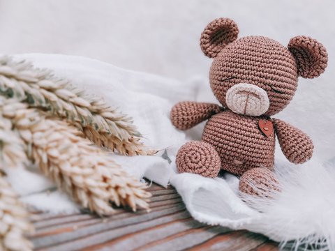 Häkelanleitung für Bärchen "Sleepy", deutsche Anleitung als PDF-Datei