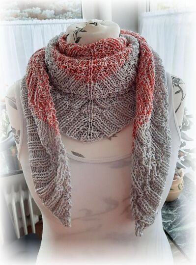 Strickanleitung Dreieckstuch Cozy