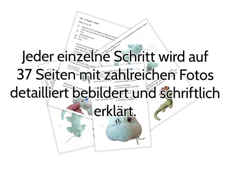 Häkelanleitung Anambi der Liebesdrache
