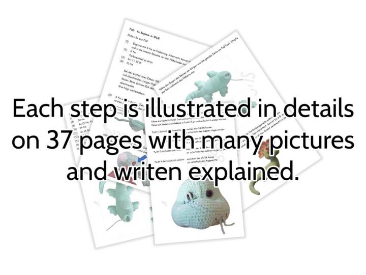 Häkelanleitung Anambi der Liebesdrache