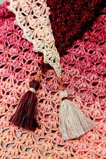 "Zawadi" - Dreieckstuch asymmetrisch - Häkelanleitung