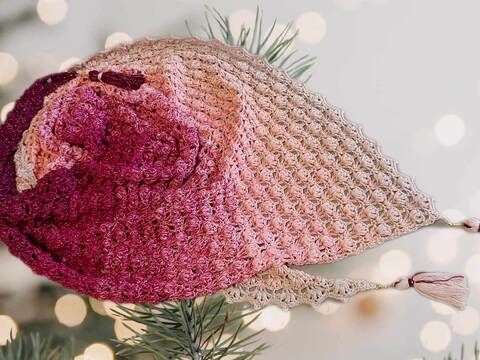 "Zawadi" - Dreieckstuch asymmetrisch - Häkelanleitung