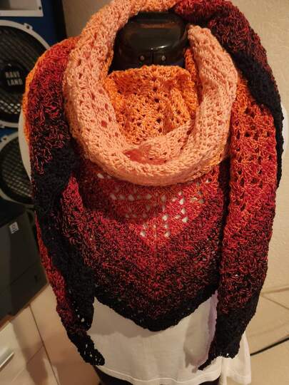 Häkelanleitung Tuch Kim