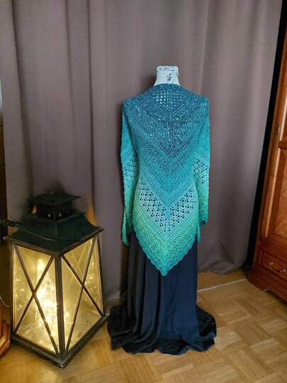 Häkelanleitung Tuch Kim