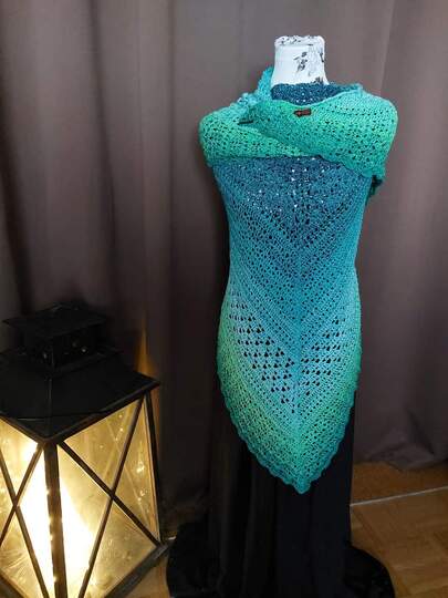 Häkelanleitung Tuch Kim