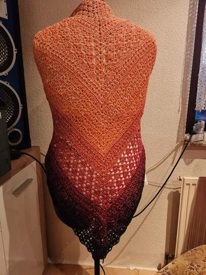 Häkelanleitung Tuch Kim