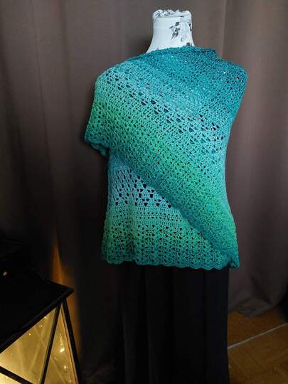 Häkelanleitung Tuch Kim