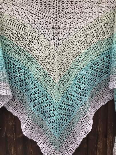 Häkelanleitung Tuch Kim