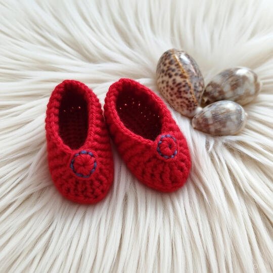 Häkelanleitung Baby Schuhe | Baby Booties 0–3 Monate mit Video