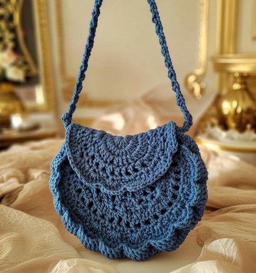 Häkelanleitung Half Moon Bag | Boho Tasche PDF + Video Tutorial