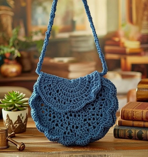 Häkelanleitung Half Moon Bag | Boho Tasche PDF + Video Tutorial