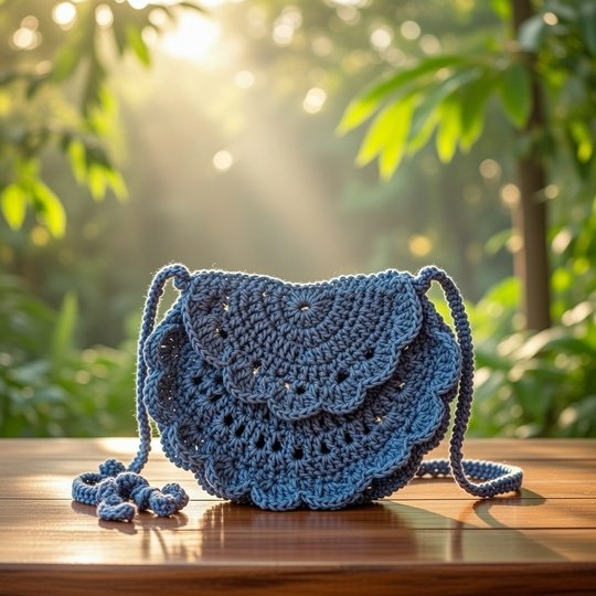 Häkelanleitung Half Moon Bag | Boho Tasche PDF + Video Tutorial