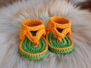 Häkelanleitung Baby Sandalen | Boho Babyschuhe PDF + Video Tutorial
