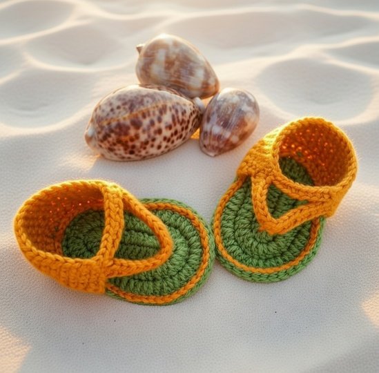 Crochet Baby Sandal Pattern | Boho Booties PDF + Video Tutorial