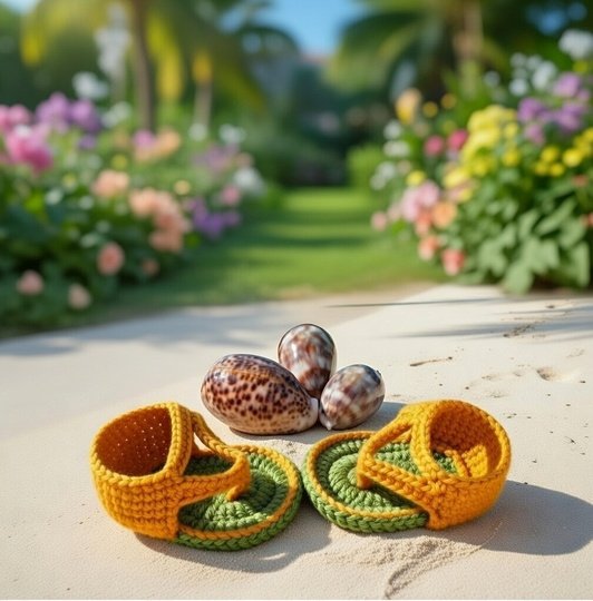 Crochet Baby Sandal Pattern | Boho Booties PDF + Video Tutorial