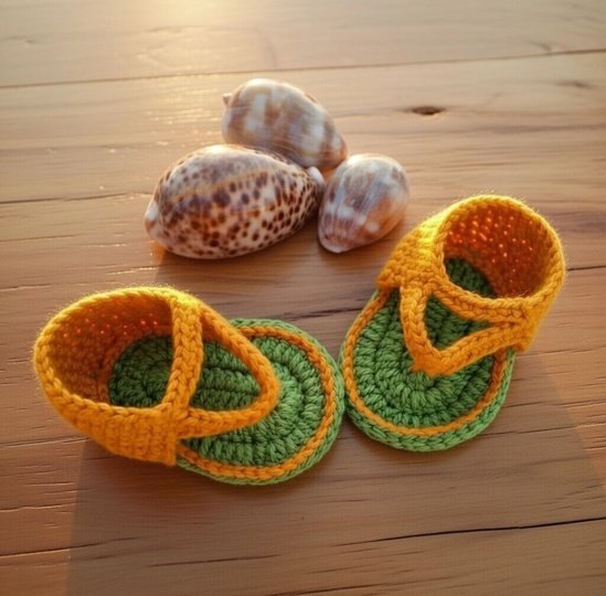 Crochet Baby Sandal Pattern | Boho Booties PDF + Video Tutorial