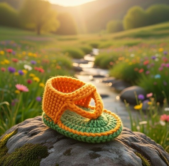 Crochet Baby Sandal Pattern | Boho Booties PDF + Video Tutorial