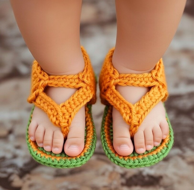 Crochet Baby Sandal Pattern | Boho Booties PDF + Video Tutorial - Image 13