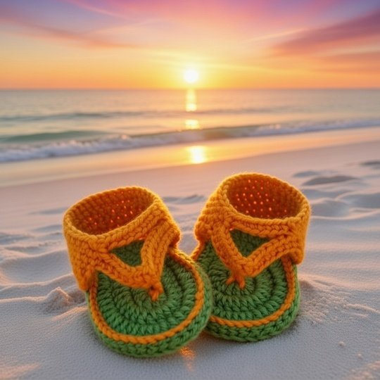 Häkelanleitung Baby Sandalen | Boho Babyschuhe PDF + Video Tutorial