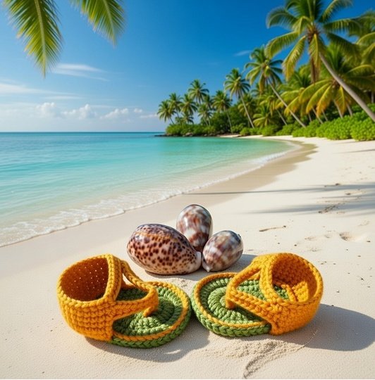 Häkelanleitung Baby Sandalen | Boho Babyschuhe PDF + Video Tutorial