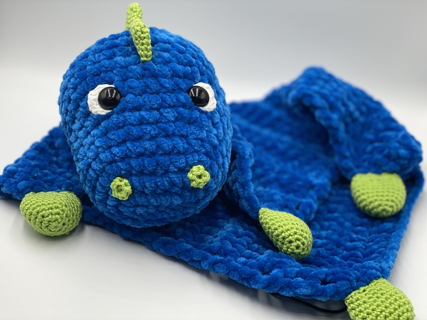 Crochet Pattern - Comforter / Cuddly Dino