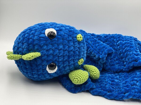 Crochet Pattern - Comforter / Cuddly Dino