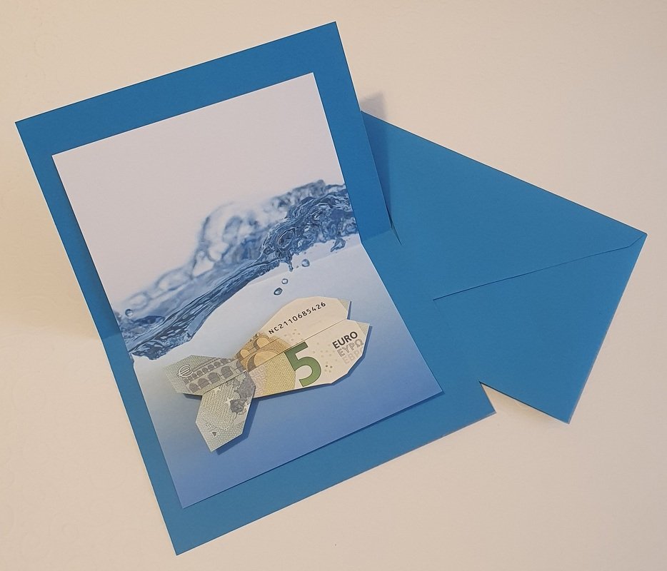 Origami Geldschein Fisch Version 2 (**) - Bild 3