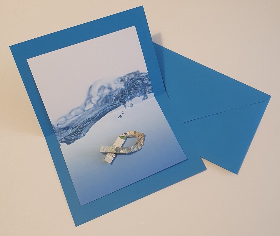 Origami Geldschein Fisch Version 1 (*) - Bild 2
