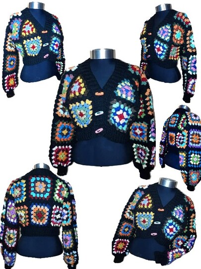 Häkelanleitung * Granny Square BOLERO *