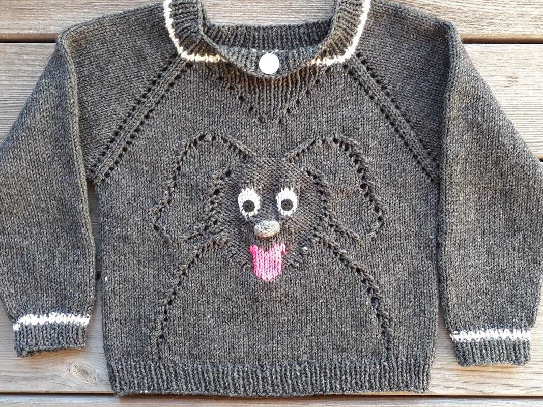 Strickanleitung Pullover "Hund"