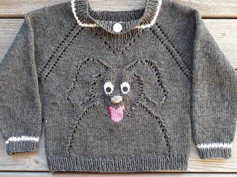 Strickanleitung Pullover "Hund"