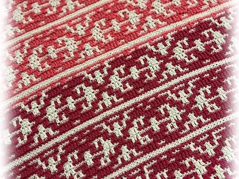 Häkelanleitung "Butterfly-Mosaik-Overlay"-Decke