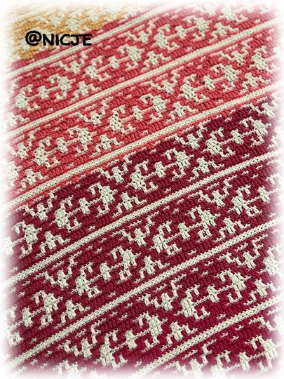 Häkelanleitung "Butterfly-Mosaik-Overlay"-Decke