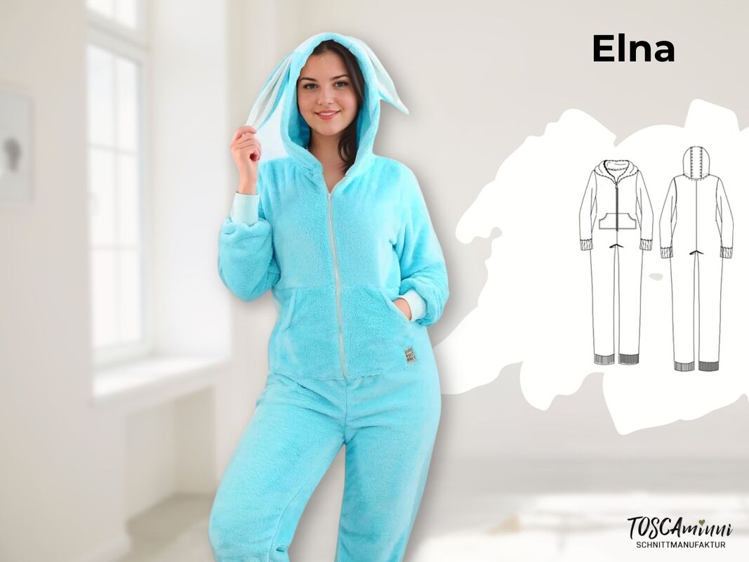 Jumpsuit Elna Gr. 34-54 Pattern