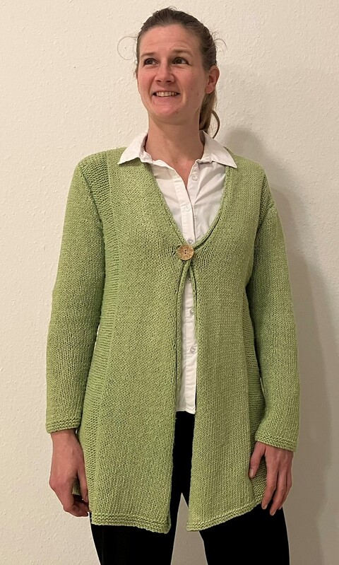 elegante Jacke für alle Tage- Strickanleitung