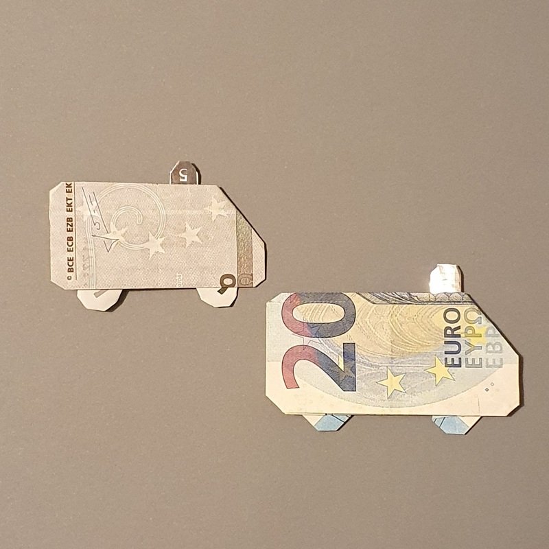 Origami Geldschein Polizeiwagen (**) - Bild 4