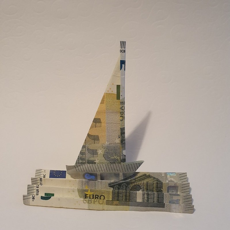 Origami Geldschein Segelschiff (*) - Bild 2