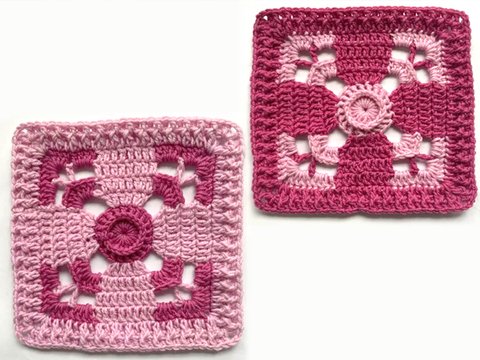 Grannymuster/Granny  "Durchblick"