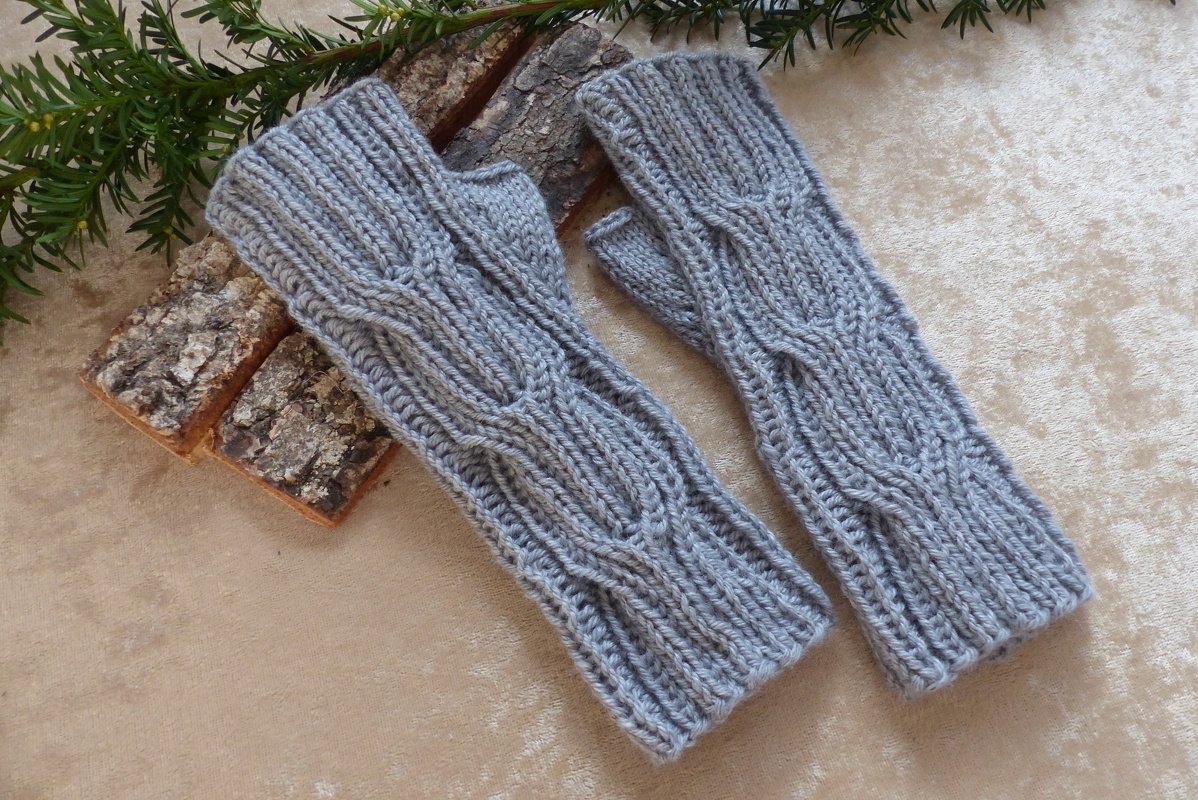 Strickanleitung Stulpen Carla - Fingerlose Handschuhe