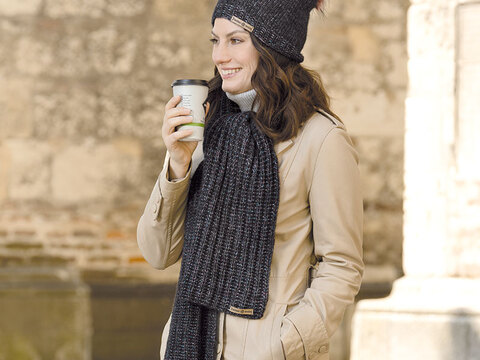 Strickanleitung Mütze mit Schal "Madeira" 763004