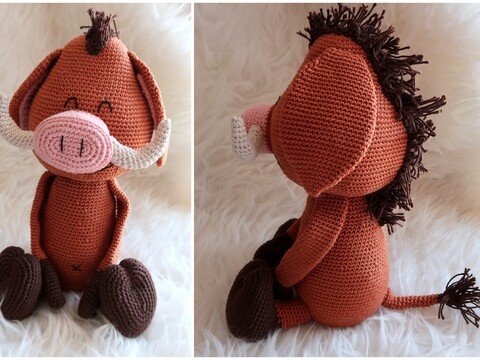 Grinse-Warzenschwein von LaCritza