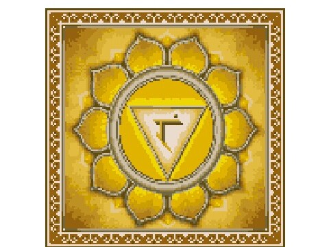 MANIPURA - SOLAR PLEXUS CHAKRA - pattern for sc crochet blanket