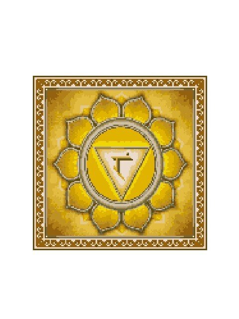 MANIPURA - SOLAR PLEXUS CHAKRA - pattern for sc crochet blanket - Image 3